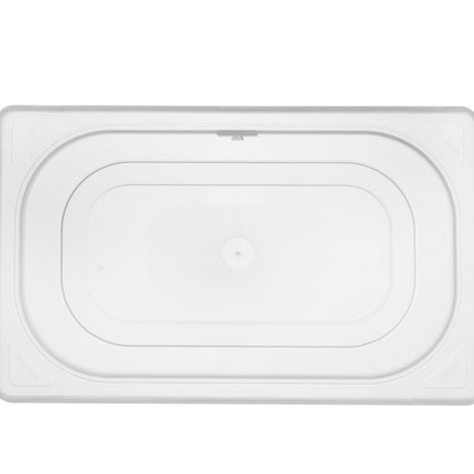 HENDI Gastronorm-Deckel – GN 1 / 4 – Transparent – 265 × 162 mm – weitere Produktansicht