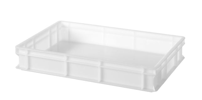 AmerBox Pizzateig-Box 600x400 – Profi Line – Weiß – 600 × 400 × H 100 mm  – Produktansicht