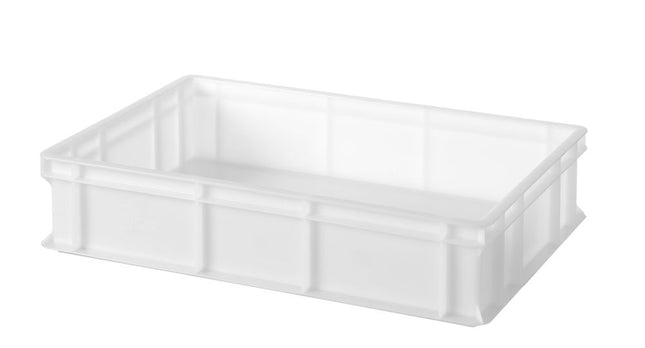 AmerBox Pizzateig-Box 600x400 – Profi Line – Weiß – 600 × 400 × H 130 mm  – Produktansicht