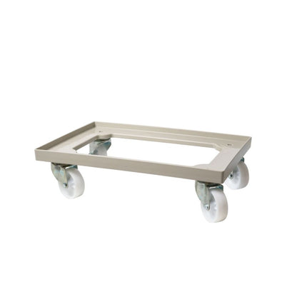 AmerBox Trolley für Pizzateigboxen – Hellgrau – 600 × 400 mm  – Produktansicht