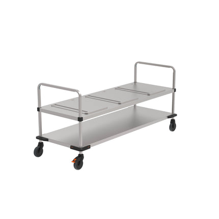 Rieber Transport-/Ausgabewagen 3x thermoport® – Perspektivansicht