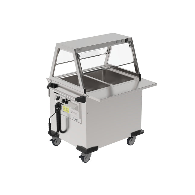 Rieber Kinderbuffet-Wagen 2-h=750 / 800 mm – Perspektivansicht