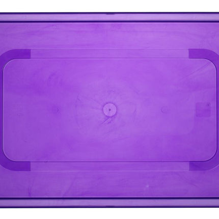 HENDI Gastronorm-Deckel violett – GN 1 / 1 – Violett – 530 × 325 mm – weitere Produktansicht