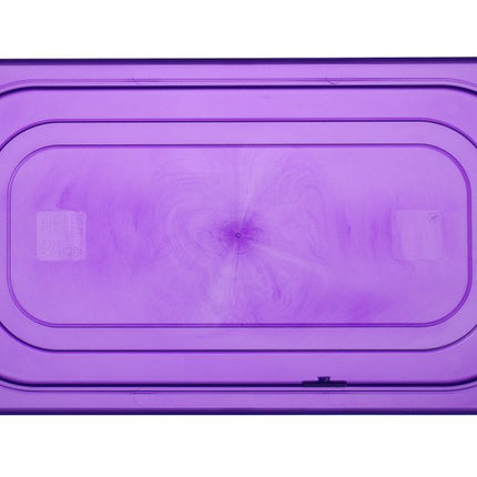 HENDI Gastronorm-Deckel violett – GN 1 / 3 – Violett – 325 × 176 mm – weitere Produktansicht