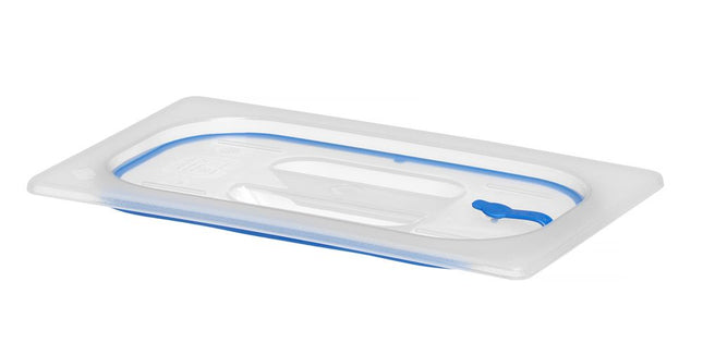 HENDI Gastronorm Deckel – luftdicht verschließbar – GN 1 / 4 – Transparent – 265 × 162 mm – Produktansicht