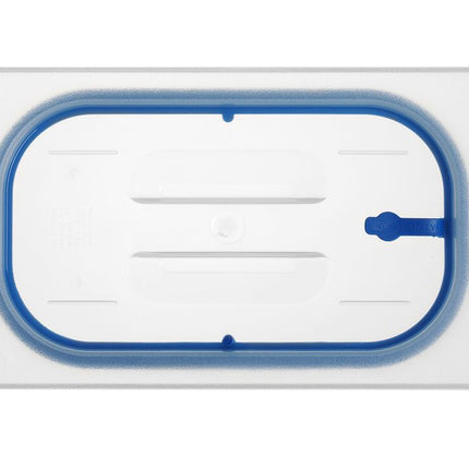 HENDI Gastronorm Deckel – luftdicht verschließbar – GN 1 / 4 – Transparent – 265 × 162 mm – weitere Produktansicht