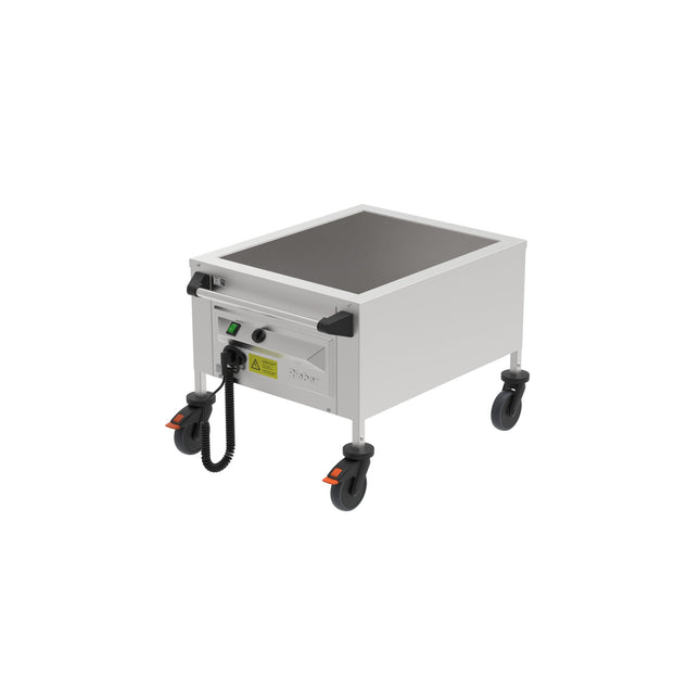 Rieber Bestecktauchwagen 2/1 GN-Wanne 90L – Perspektivansicht