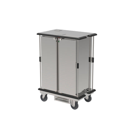 Rieber Tablettwagen TWF-AK-2x10 GN-längs R290 – Perspektivansicht