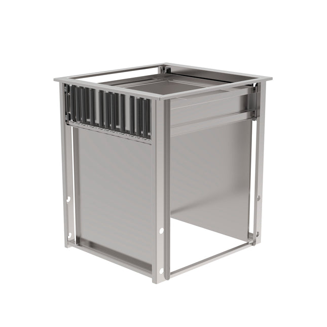 Rieber Einbau-Plattformst. offen Q 1/1 - 740mm – Perspektivansicht