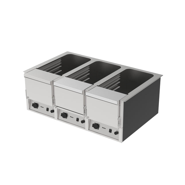 Rieber varithek® EST Infrarot 3x1/1 mit Abdeck. – Perspektivansicht