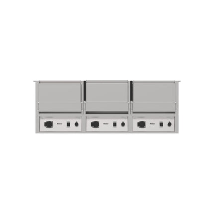 Rieber varithek® EST Infrarot 3x1/1 mit Abdeck. – Frontansicht