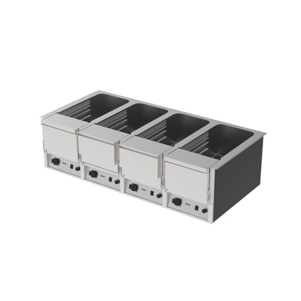 Rieber varithek® EST Infrarot 4x1/1 mit Abdeck. – Perspektivansicht