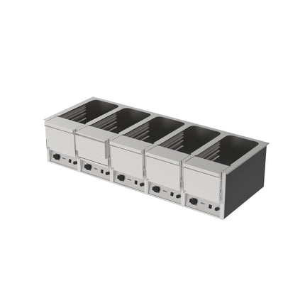 Rieber varithek® EST Infrarot 5x1/1 mit Abdeck. – Perspektivansicht