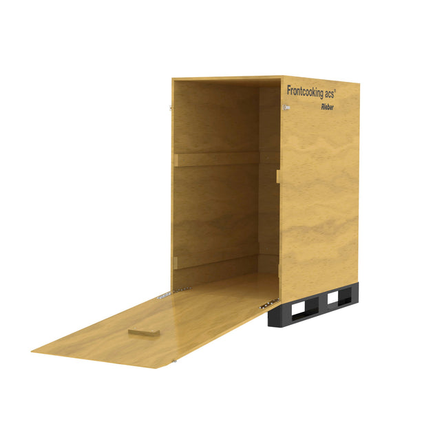 Rieber Transport-Box - acs 1100 mit Aufsatz – Perspektivansicht
