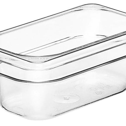 Cambro Camwear® Polycarbonat Gastronorm GN-Behälter GN1/9-65mm, Durchsichtig - 92CW135