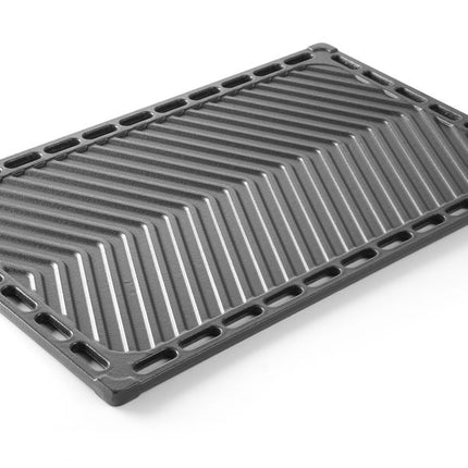 HENDI Gusseisen-Grillplatte – GN 1 / 1 – 325 × 530 mm – weitere Produktansicht