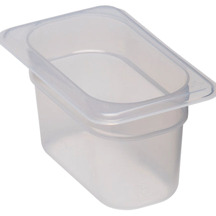 Cambro Lichtdurchlässige Polypropylen Gastronorm GN-Behälter GN1/9-100 - 94PP190