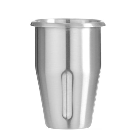 HENDI Edelstahlbecher für Milchshake-Mixer - Design by Bronwasser – 0.5 l – Ø 113 × H 160 mm – Produktansicht
