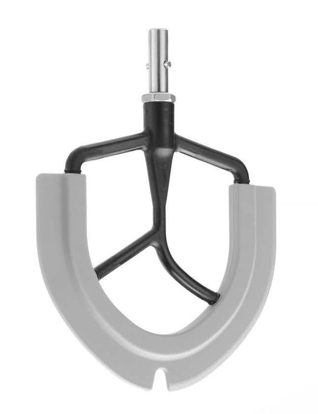 HENDI Flacher Rührbesen mit Silikonrand – 22 × 172 × H 218 mm – Produktansicht