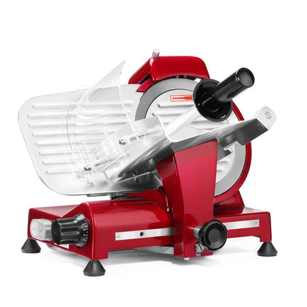 HENDI Aufschnittmaschine Profi Line 220 rote Sonderedition – Profi Line – 230 V / 280 W – 506 × 435 × 347 mm – weitere Produktansicht