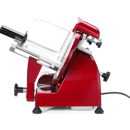 HENDI Aufschnittmaschine Profi Line 220 rote Sonderedition – Profi Line – 230 V / 280 W – 506 × 435 × 347 mm – weitere Produktansicht
