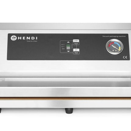 HENDI Vakuum-Verpackungsmaschine Profi Line – Profi Line – Dichtungsband: 350 mm – 230 V / 250 W – 383 × 293 × 175 mm – Produktansicht