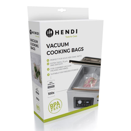 HENDI Vakuum-Kochbeutel 250 × 350 mm – 100 Stück – Produktansicht