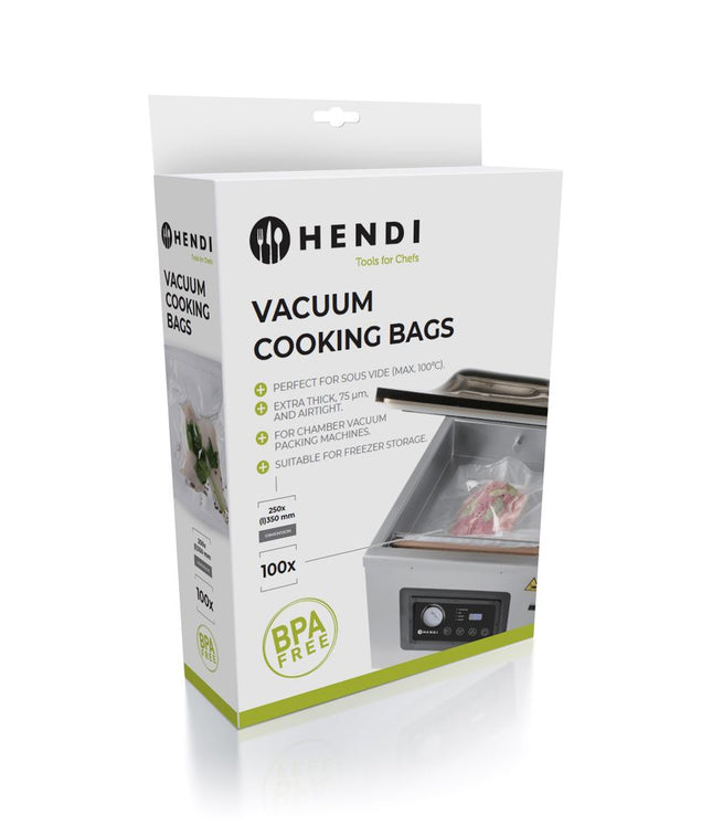HENDI Vakuum-Kochbeutel 250 × 350 mm – 100 Stück – Produktansicht
