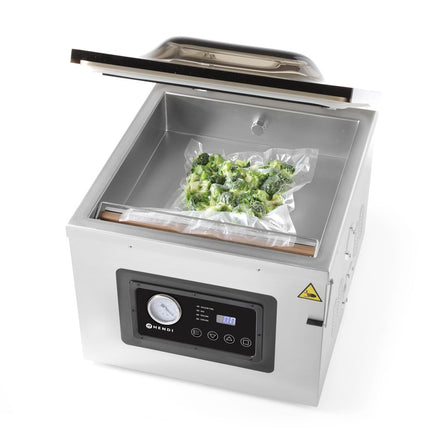 HENDI Vakuumkammer-Verpackungsmaschine Profi Line 410 – Profi Line – Dichtungsband: 410 mm – 230 V / 1100 W – 510 × 625 × 455 mm – weitere Produktansicht