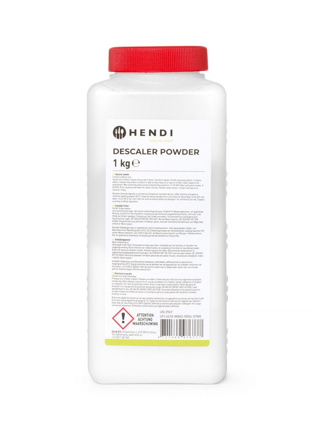 HENDI Entkalker-Pulver – 12 Stück – Produktansicht