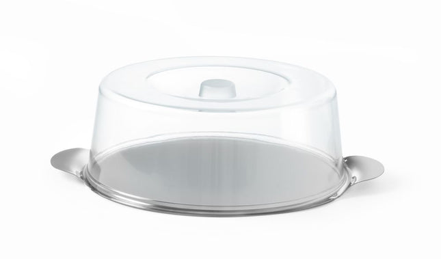 HENDI Rundes Tablett mit Abdeckung – Ø 300 × H 110 mm – Produktansicht