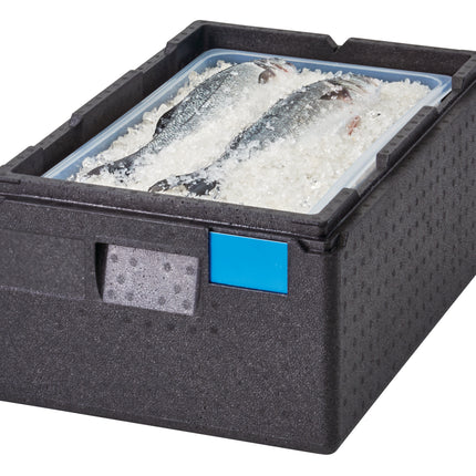 Cambro Cam GoBox® Toplader, Transportbox schwarz, passend für GN 1/1 150 mm tief - EPP160110