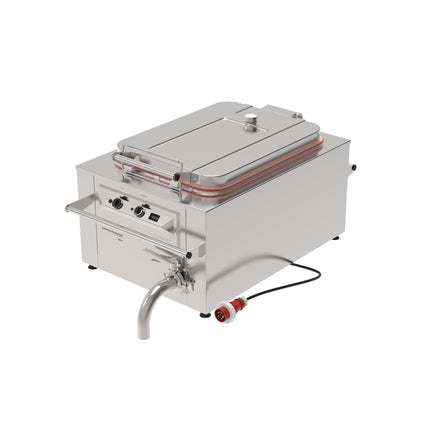 Rieber Induktions-Kochkessel SWISS|PLY - 86L-BW – Perspektivansicht