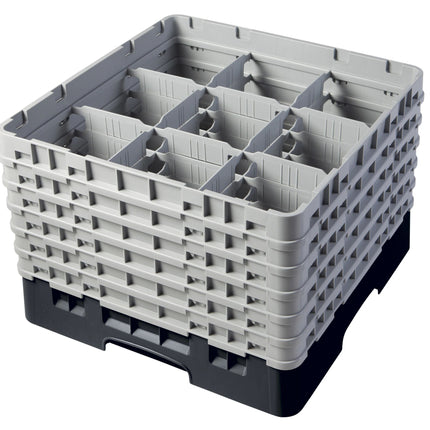 Cambro Camrack® 9-Fächer - Spülkorb mit 6 Extender 500 x 500 x 349 mm - 9S1114110