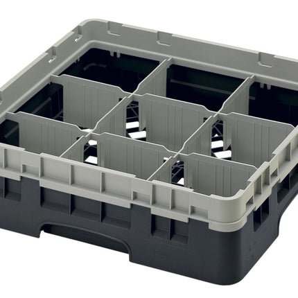 Cambro Camrack® 9-Fächer - Spülkorb mit 1 Extender 500 x 500 x 143 mm - 9S318110