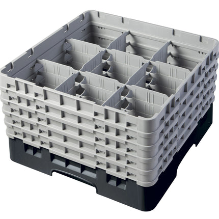 Cambro Camrack® 9-Fächer - Spülkorb mit 5 Extender 500 x 500 x 308 mm - 9S958110