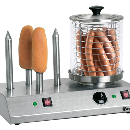 Hot-Dog-Gerät, 4 Toaststangen