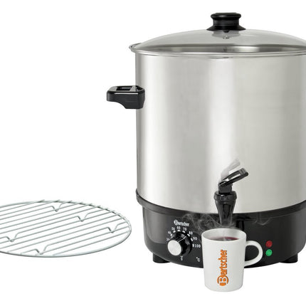 Glühweintopf, Einkochtopf 25L, CNS