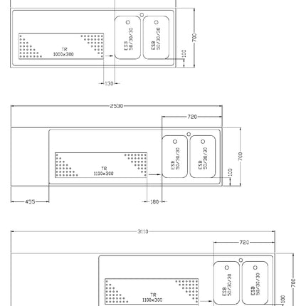 NordCap Schanktischabdeckung SAD 3110-2 CNS