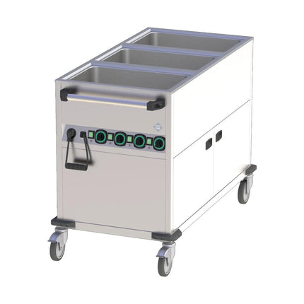 Bain-Marie-Wagen-Fahrbar 3x GN 1/1 von A & S Gastro – Thermik_Snack für die Gastronomie