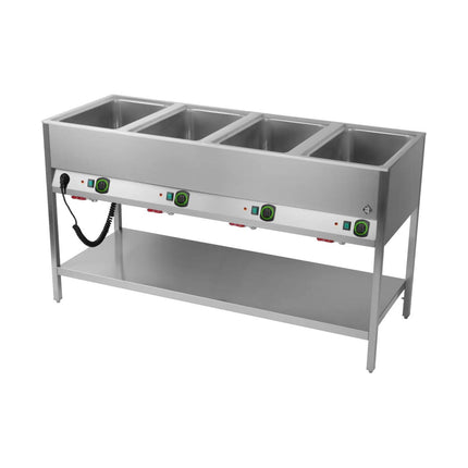 Bain-Marie-Station 4x GN 1/1 von A & S Gastro – Thermik_Snack für die Gastronomie