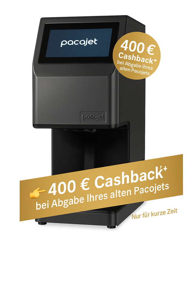 Sonderaktion Pacojet 4 Aktions-Set Alt gegen Neu 2.0