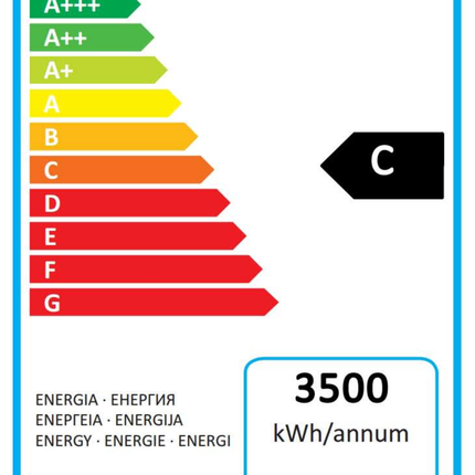 NordCap Tiefkühlschrank TKU 1402 PREMIUM für GN 2/1 – Energielabel