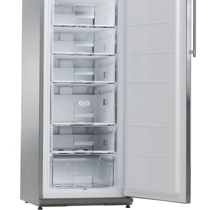 Lagertiefkühlschrank 215 Liter | Inox-Front | 600 x 650 x 1450 mm von A & S Gastro – Kühlschränke für die Gastronomie