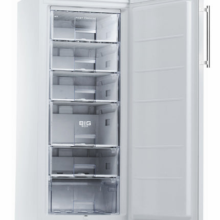 Lagertiefkühlschrank 215 Liter | Weiß | 600 x 650 x 1450 mm von A & S Gastro – Kühlschränke für die Gastronomie