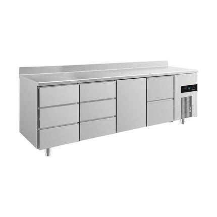 Kühltisch -2 bis +8°C 2330x700x850mm mit 1x Tür