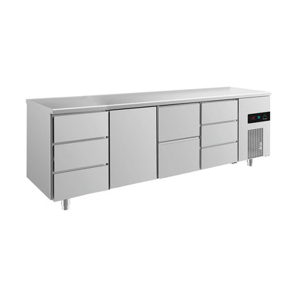 Kühltisch -2 bis +8°C 2330x700x850mm mit 1x Tür