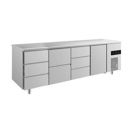 Kühltisch -2 bis +8°C 2330x700x850mm mit 1x Tür