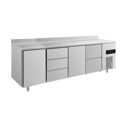 Kühltisch -2 bis +8°C 2330x700x850mm mit 2x Türen