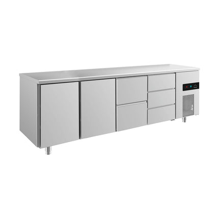 Kühltisch -2 bis +8°C 2330x700x850mm mit 2x Türen